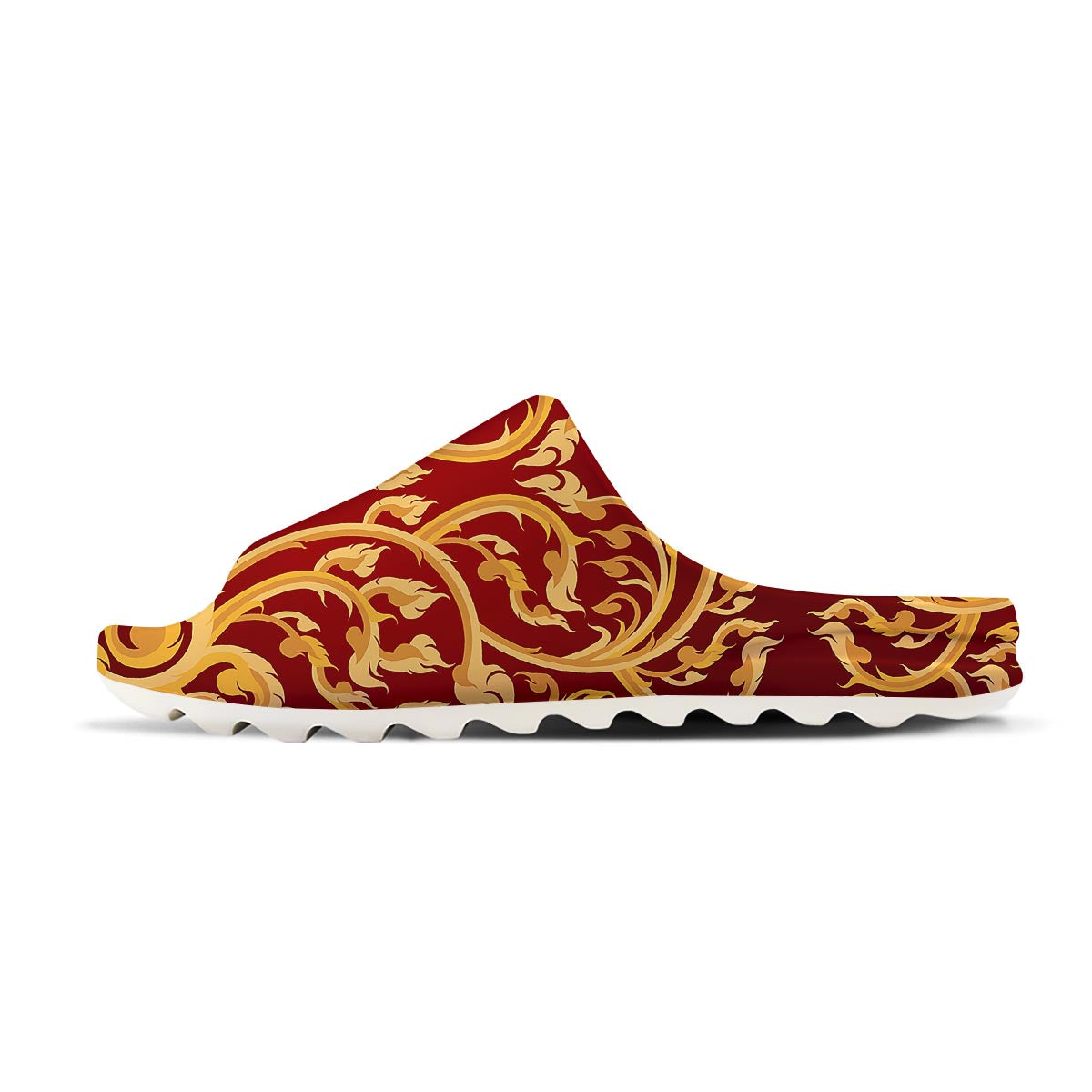 Vines Thai Winding Print Sandals-grizzshop