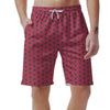 Vintage Black And Pink Tiny Polka Dot Men's Shorts-grizzshop