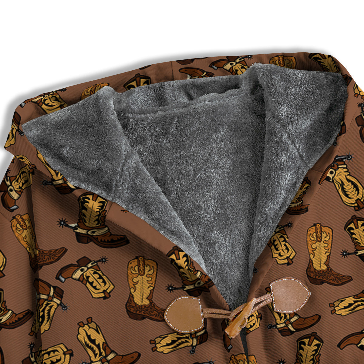Vintage Cowboy Boots Print Pattern Men's Windbreaker Jacket-grizzshop