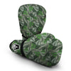 Vintage Fern Leaf Print Pattern Boxing Gloves-grizzshop