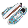 Vintage Hawaiian And Blue Sky Print Pattern Skate Shoes-grizzshop