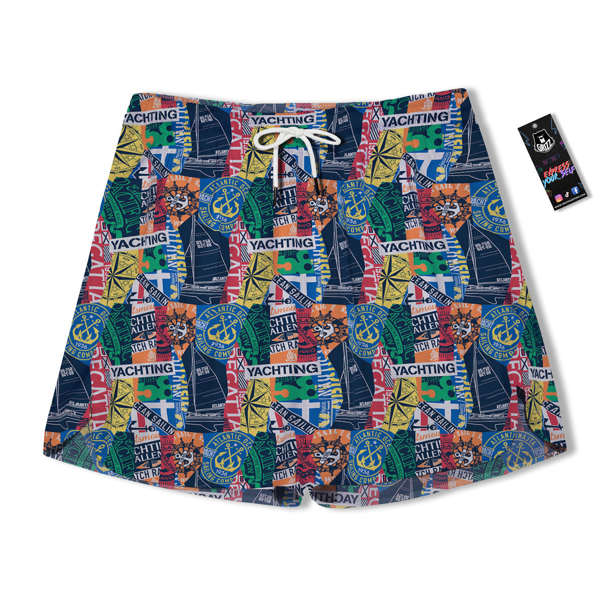 Colorful mens running shorts sale