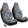 Vintage Patchwork Surfing Print Pattern Car Seat Covers-grizzshop