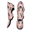 Vintage Pink Pineapple Print Muay Thai Shin Guards-grizzshop