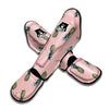 Vintage Pink Pineapple Print Muay Thai Shin Guards-grizzshop