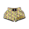 Vintage Premium Drawing Pineapple Print Muay Thai Boxing Shorts-grizzshop