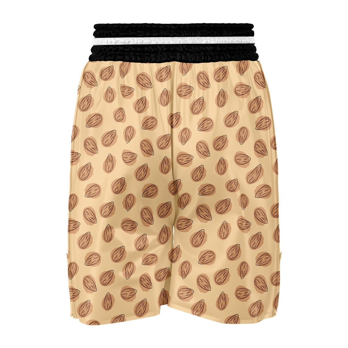 Vintage Style Almond Print Pattern Boxing Shorts-grizzshop