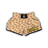 Vintage Style Almond Print Pattern Muay Thai Boxing Shorts-grizzshop