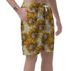 Vintage Sunflower Men's Shorts-grizzshop