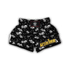 Violin Pattern Print Muay Thai Boxing Shorts-grizzshop