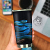 Viper Snake Blue Pit Print Tumbler-grizzshop