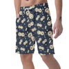 Virus Bacteria Print Pattern Men's Shorts-grizzshop