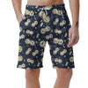 Virus Bacteria Print Pattern Men's Shorts-grizzshop