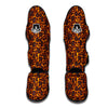 Volcano And Lava Print Pattern Muay Thai Shin Guards-grizzshop