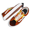 Volcano Erupt Print Skate Shoes-grizzshop