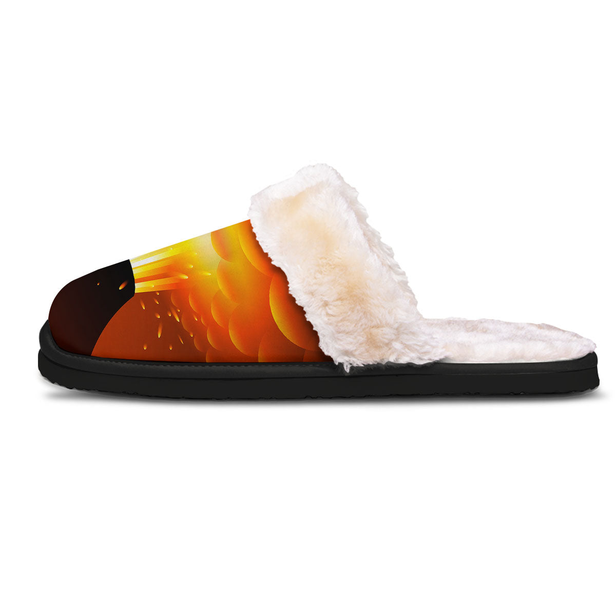 Volcano Erupt Print Slippers-grizzshop