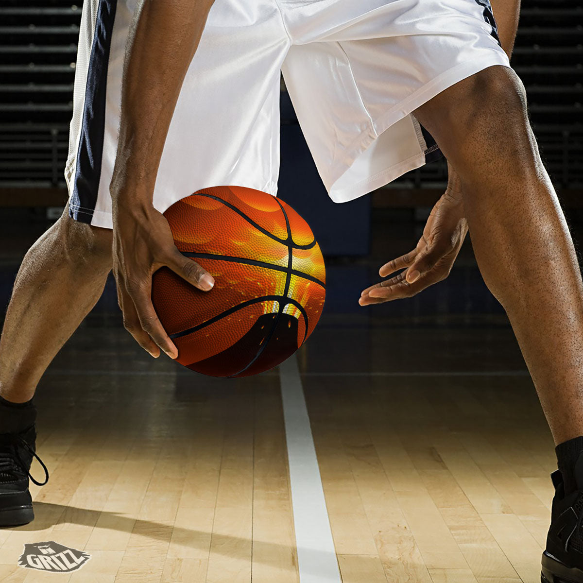 Warrior Mask Japanese Print Basketball