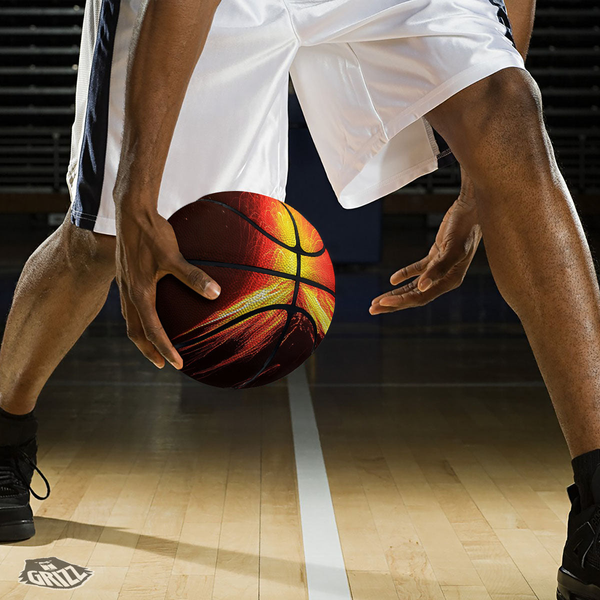 Warrior Ninja Print Basketball