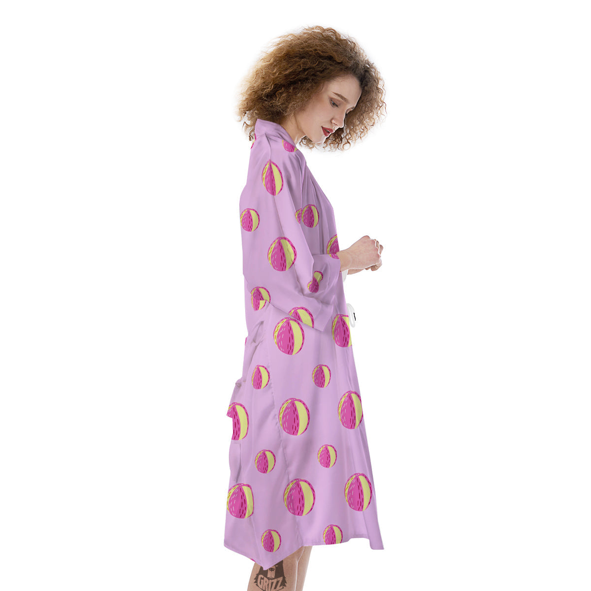 Volleyball Pastel Print Pattern Kimono-grizzshop
