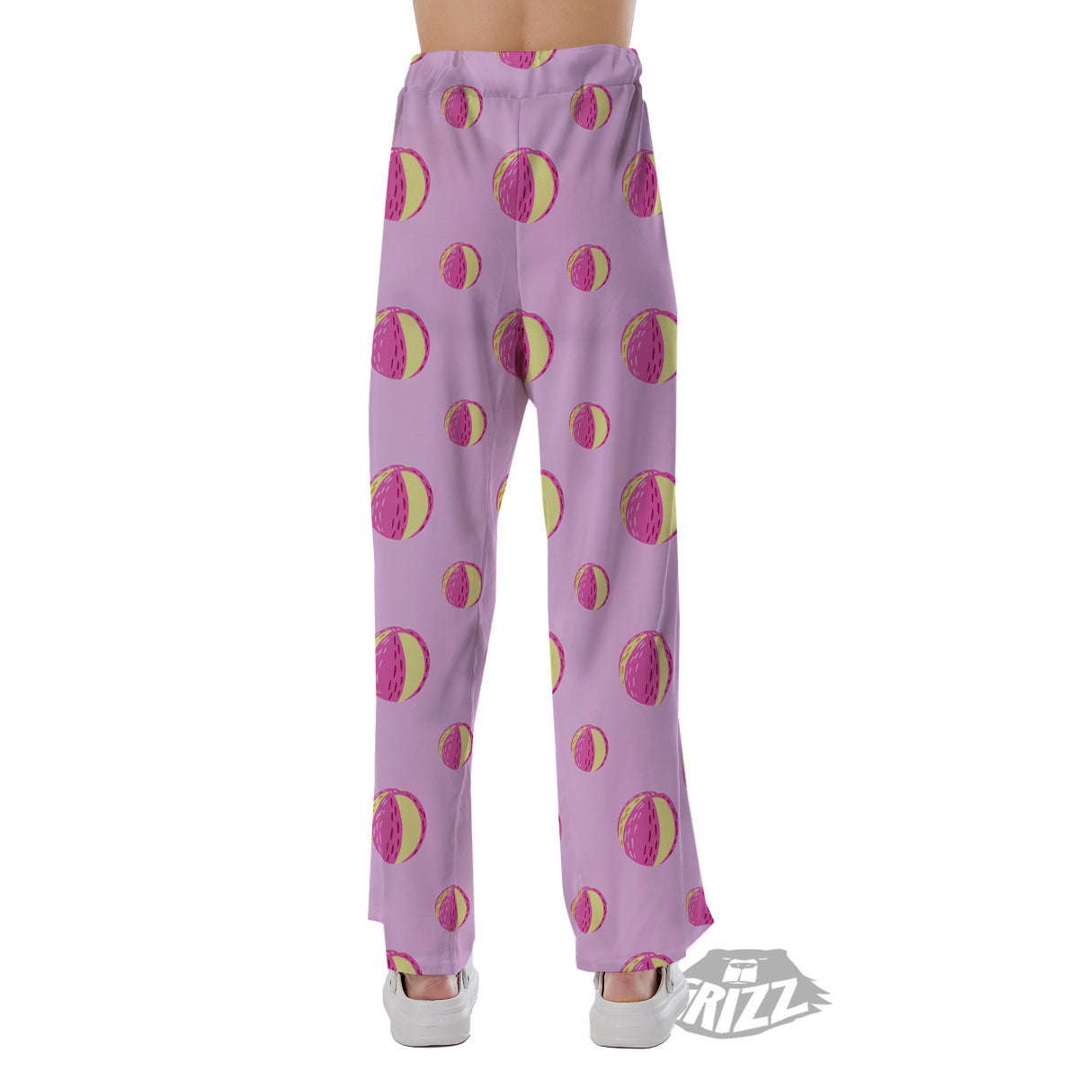 Volleyball Pastel Print Pattern Pajama Pants-grizzshop