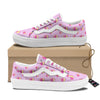 Volleyball Pastel Print Pattern Skate Shoes-grizzshop