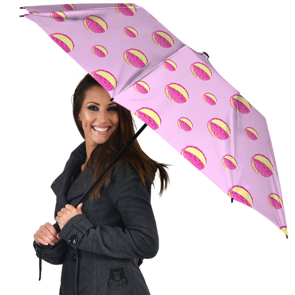 Volleyball Pastel Print Pattern Umbrella-grizzshop