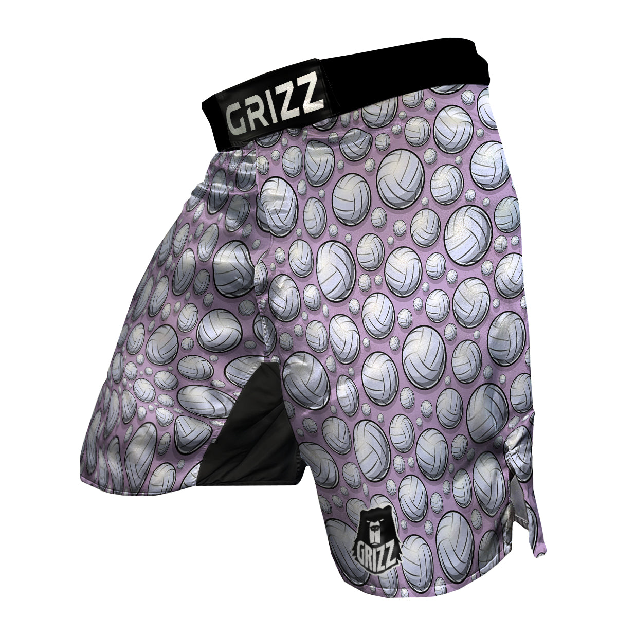 Volleyball Print Pattern MMA Shorts-grizzshop