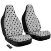 Volleyball White And Black Print Pattern Car Seat Covers-grizzshop