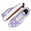 Volleyball White And Purple Print Pattern Skate Shoes-grizzshop