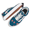 Volleyball White And Red Print Pattern Skate Shoes-grizzshop