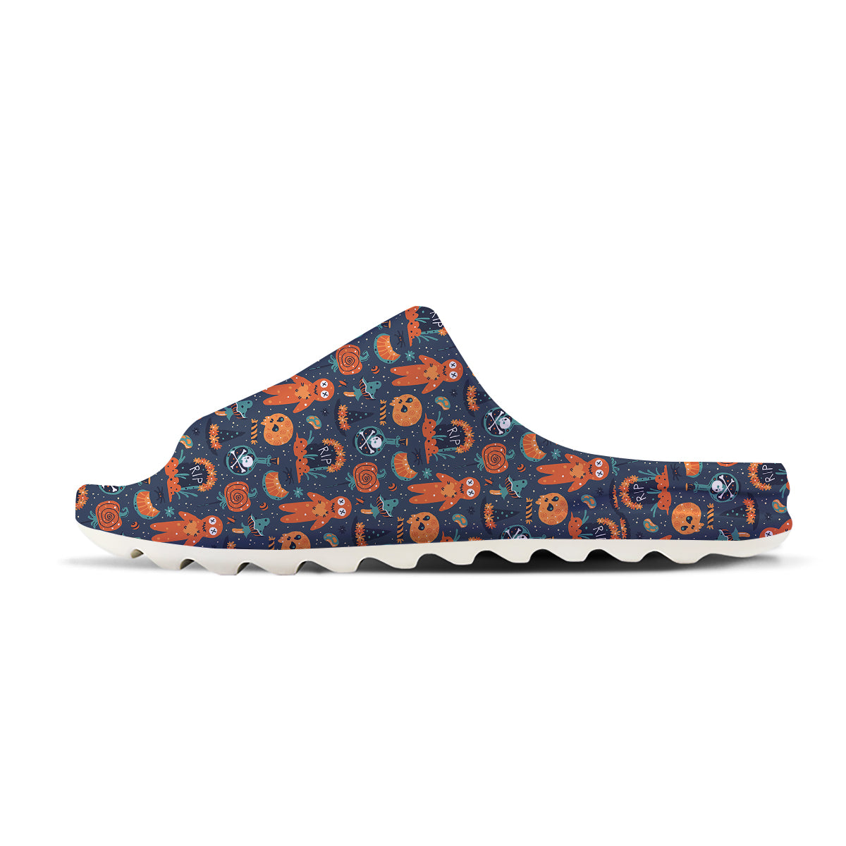 Voodoo Doll Halloween Print Pattern Sandals-grizzshop