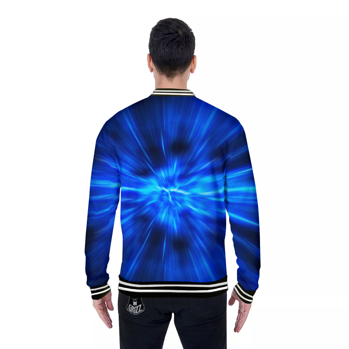 Vortex Lightspeed Print Baseball Jacket-grizzshop