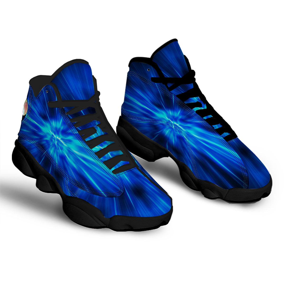 Vortex Lightspeed Print Black Basketball Shoes-grizzshop