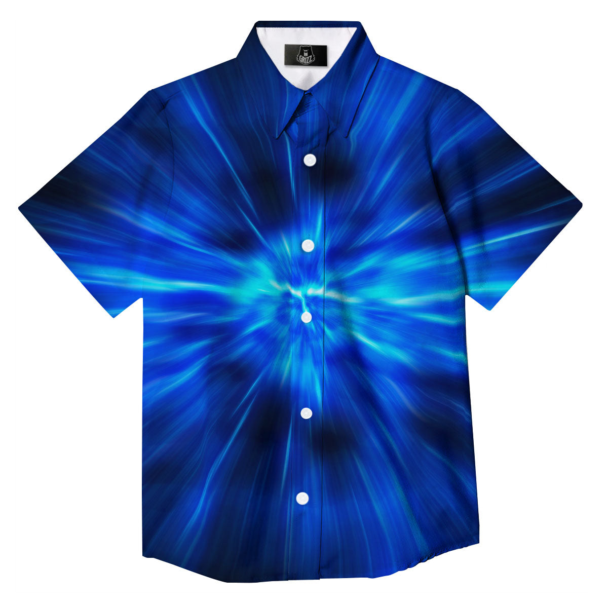 Vortex Lightspeed Print Button Up Shirt-grizzshop