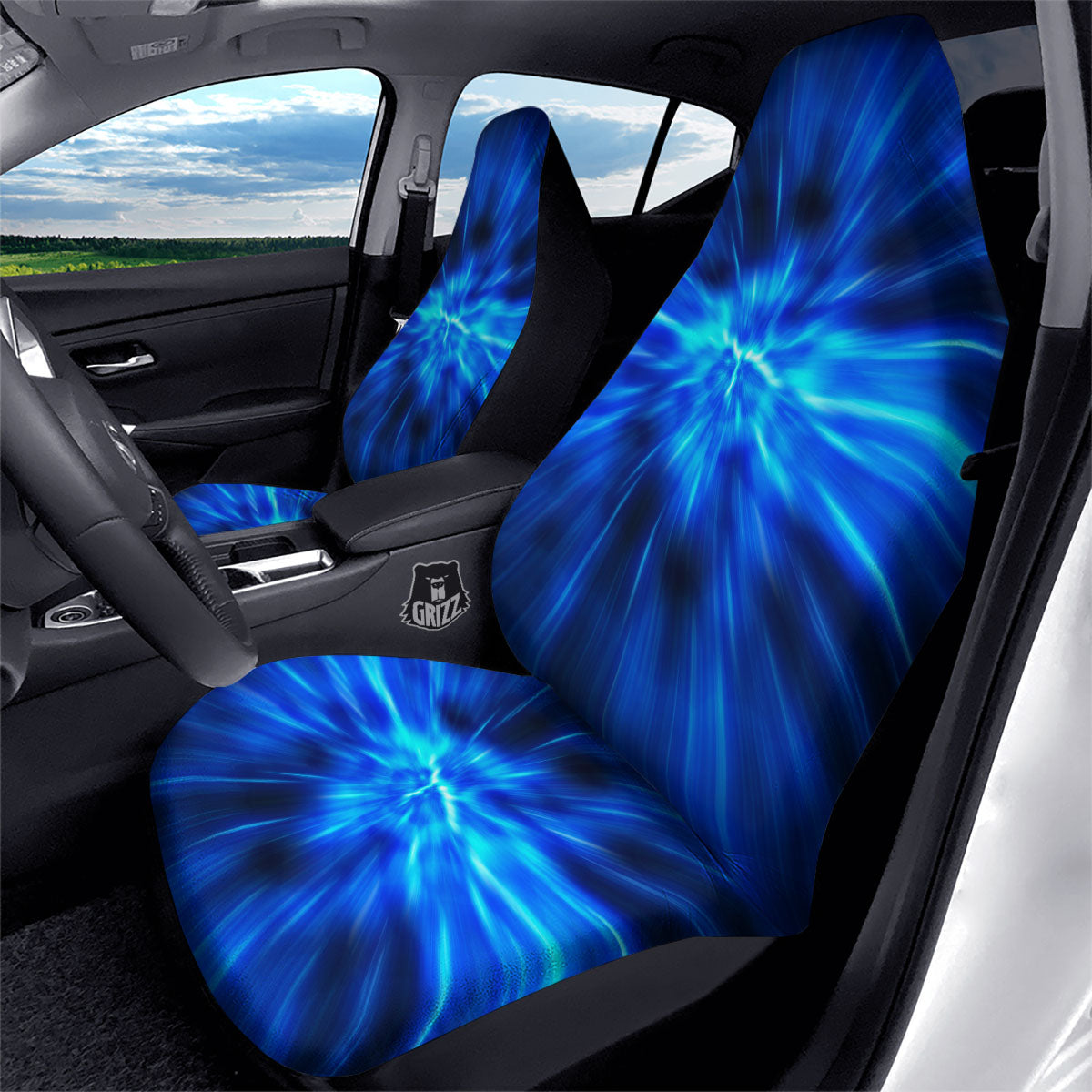 Vortex Lightspeed Print Car Seat Covers-grizzshop