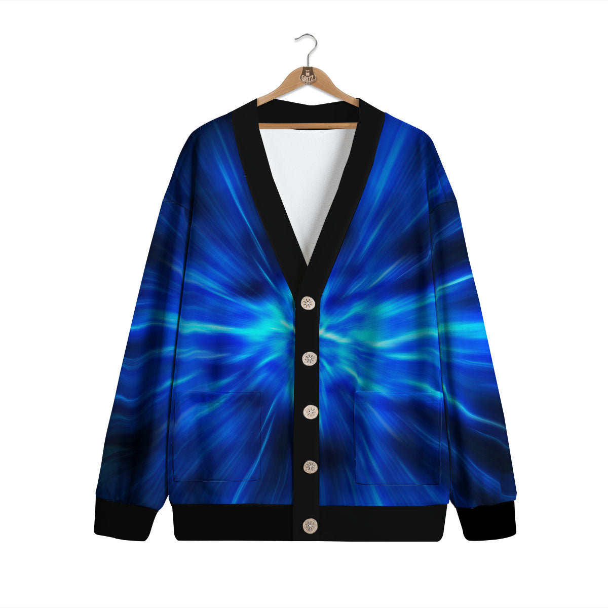 Vortex Lightspeed Print Cardigan-grizzshop