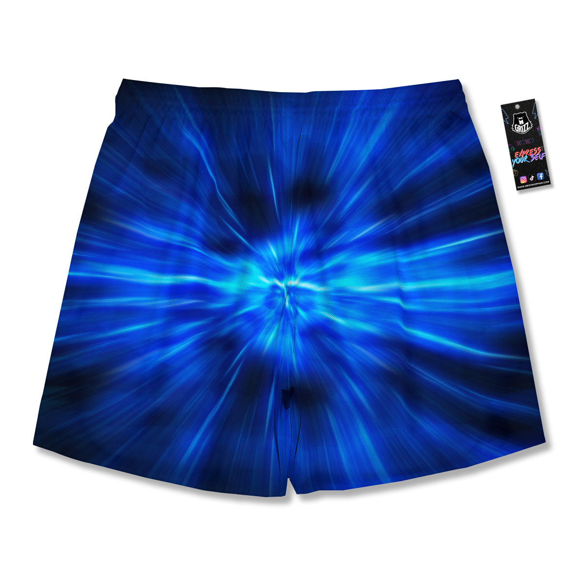 Vortex Lightspeed Print Men's Running Shorts-grizzshop