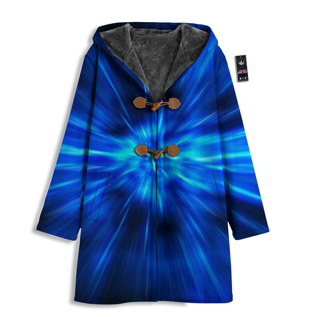 Vortex Lightspeed Print Men's Windbreaker Jacket-grizzshop