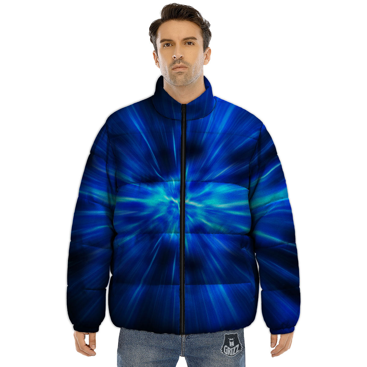 Vortex Lightspeed Print Puffer Jacket-grizzshop