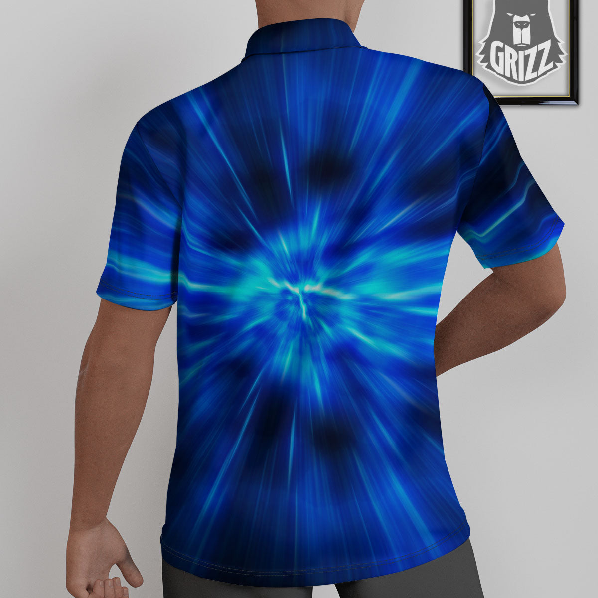 Vortex Lightspeed Print Untucked Shirts-grizzshop