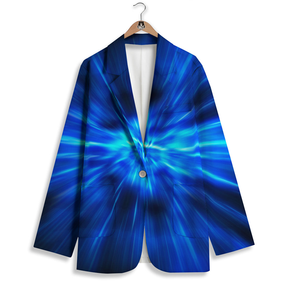 Vortex Lightspeed Print Women's Blazer-grizzshop