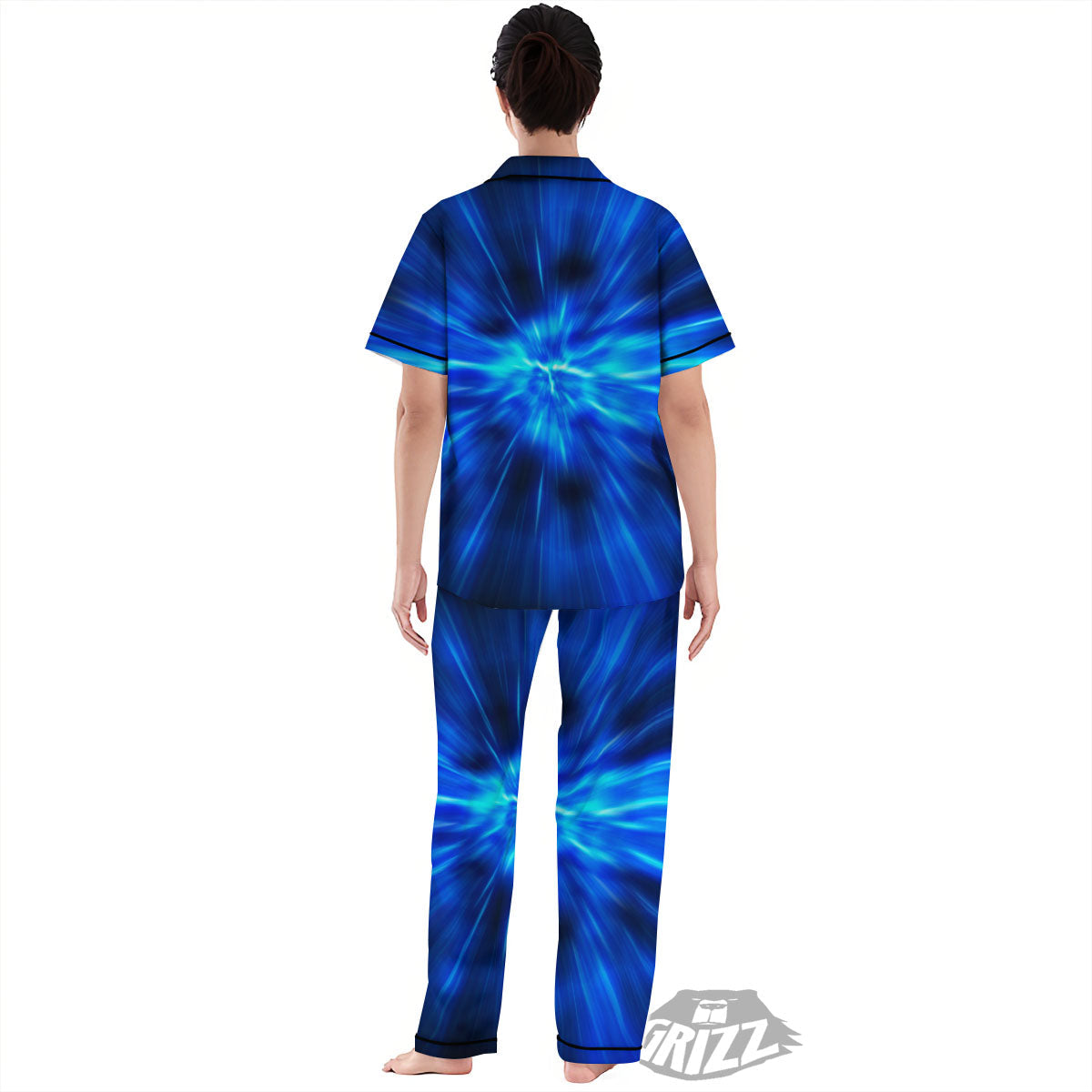 Vortex Lightspeed Print Women's Pajamas Set-grizzshop