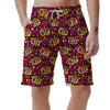 WTF Cheetah Hiphop Graffiti Print Men's Shorts-grizzshop