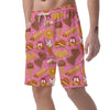 Waffle Dessert Pattern Print Men's Shorts-grizzshop