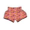 Waffle Dessert Pattern Print Muay Thai Boxing Shorts-grizzshop