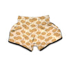 Waffle Print Pattern Muay Thai Boxing Shorts-grizzshop