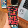 Wall Orange 8-Bit Pixel Print Tumbler-grizzshop