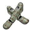 Walrus Brown Print Pattern Muay Thai Shin Guards-grizzshop