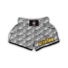 Walrus Grey Print Pattern Muay Thai Boxing Shorts-grizzshop