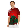 War Memorial American Print Men's Golf Shirts-grizzshop